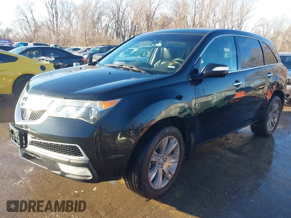2013 Acura MDX Advance with VIN 2HNYD2H83DH519729, listed as a IAAI auction lot 41316162 with 112,081 mi miles and . Bid and sale history available at DreamBid. Image 2.