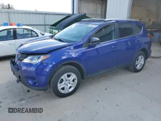2015 Toyota RAV4 LE with VIN 2T3BFREVXFW283141, listed as a Copart auction lot 52705705 with 124,004 mi miles and Clean Title. Bid and sale history available at DreamBid. Image 1.