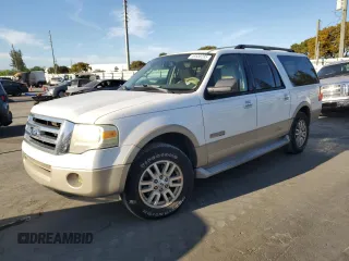 2007 Ford Expedition Max Eddie Bauer z VIN 1FMFK17557LA61750, wystawiony jako Copart lot #49538285 z przebiegiem 231 193 mil mil oraz Nie do naprawy • Non repairable. Historia ofert i sprzedaży dostępna na DreamBid. Obrazek 1.