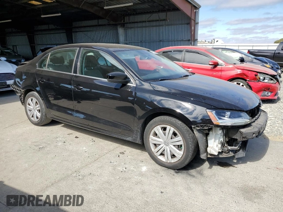 2017 Volkswagen Jetta S with VIN 3VW2B7AJ6HM270942, listed as a Copart auction lot 63705935 with 141,579 mi miles and Salvage title. Bid and sale history available at DreamBid. Image 4.
