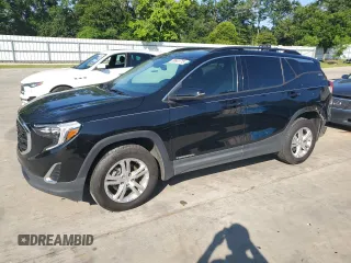 2020 GMC Terrain SLE with VIN 3GKALTEV4LL196781, listed as a Copart auction lot 59941715 with 99,988 mi miles and Salvage title. Bid and sale history available at DreamBid. Image 1.
