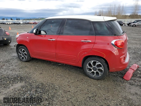2014 FIAT 500L Easy with VIN ZFBCFABH9EZ002128, listed as a Copart auction lot 85312064 with 140,419 mi miles and Salvage Title. Bid and sale history available at carsss.com. Image 2.