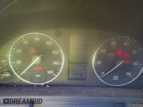 2006 Mercedes-Benz C 280 Luxury with VIN WDBRF92HX6F812231, listed as a IAAI auction lot 41482678 with 242,510 mi miles and . Bid and sale history available at DreamBid. Image 7.