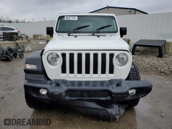 2021 Jeep Wrangler Unlimited Sport with VIN 1C4HJXKN5MW672852, listed as a Copart auction lot 86627194 with 66,727 mi miles and Salvage title. Bid and sale history available at DreamBid. Image 5.