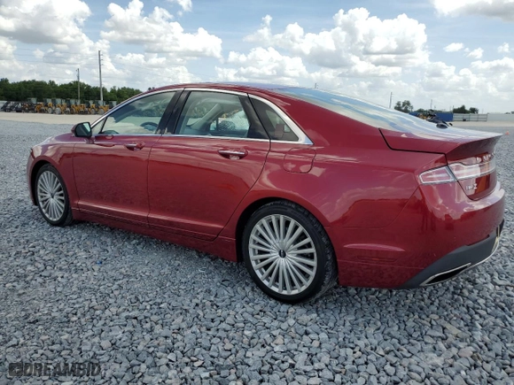 2017 Lincoln MKZ Reserve with VIN 3LN6L5F97HR624664, listed as a Copart auction lot 51876765 with 81,285 mi miles and Salvage Title. Bid and sale history available at carsss.com. Image 2.