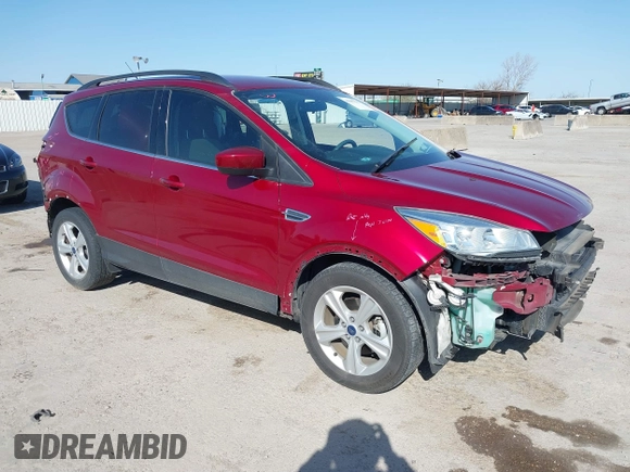 2016 Ford Escape SE with VIN 1FMCU0GX9GUB70800, listed as a IAAI auction lot 41857833 with 83,573 mi miles. Bid and sale history available at carsss.com. Image 1.