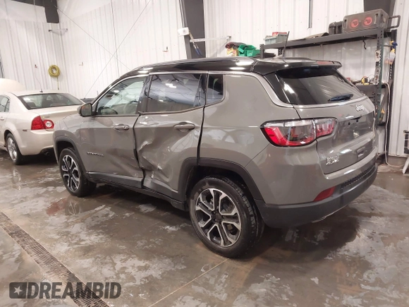 2023 Jeep Compass Limited с VIN 3C4NJDCN1PT524479, выставлен на аукционе IAAI как лот 41955772 с пробегом 40 125 миль миль и . История ставок и продаж доступна на DreamBid. Изображение 3.