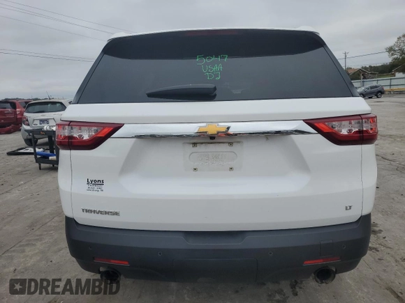2018 Chevrolet Traverse LT Cloth with VIN 1GNERGKW9JJ277013, listed as a Copart auction lot 73587314 with 97,773 mi miles and Salvage Title. Bid and sale history available at carsss.com. Image 6.