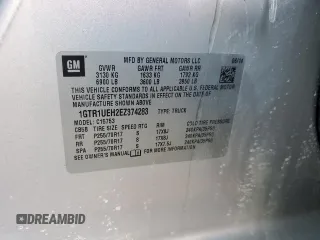 2014 GMC Sierra 1500 SLE with VIN 1GTR1UEH2EZ374283, listed as a Copart auction lot 45967225 with 197,854 mi miles and Salvage Title. Bid and sale history available at carsss.com. Image 12.