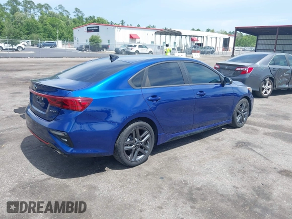 2021 Kia Forte GT-Line with VIN 3KPF34AD5ME280232, listed as a IAAI auction lot 42469251 with 33,275 mi miles and . Bid and sale history available at DreamBid. Image 4.