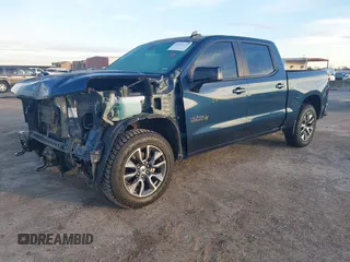 2021 Chevrolet Silverado 1500 RST with VIN 3GCPWDED1MG308456, listed as a IAAI auction lot 41242772 with 97,910 mi miles. Bid and sale history available at carsss.com. Image 2.