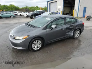 2012 Honda Civic LX с VIN 2HGFB2F54CH320572, выставлен на аукционе Copart как лот 56840585 с пробегом 98 666 миль миль и Списание • Salvage title. История ставок и продаж доступна на DreamBid. Изображение 1.