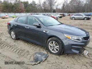 2017 Kia Optima LX with VIN KNAGT4L37H5149438, listed as a Copart auction lot 84454954 with 130,286 mi miles and Salvage Title. Bid and sale history available at carsss.com. Image 4.