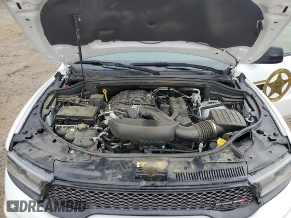 2024 Dodge Durango Special Service with VIN 1C4RDJFG0RC135075, listed as a Copart auction lot 59604385 with 21,619 mi miles and Salvage title. Bid and sale history available at DreamBid. Image 12.