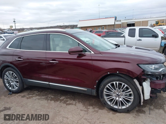 2017 Lincoln MKX Reserve with VIN 2LMPJ6LR1HBL43659, listed as a IAAI auction lot 41480654 with 100,677 mi miles. Bid and sale history available at carsss.com. Image 14.
