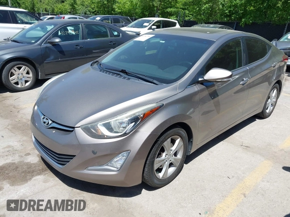 2016 Hyundai Elantra SE with VIN 5NPDH4AE3GH709935, listed as a IAAI auction lot 42292751 with 158,140 mi miles and . Bid and sale history available at DreamBid. Image 2.