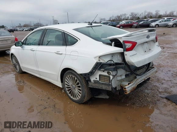 2016 Ford Fusion Titanium with VIN 3FA6P0K96GR158621, listed as a IAAI auction lot 41678349 with 182,162 mi miles. Bid and sale history available at carsss.com. Image 3.