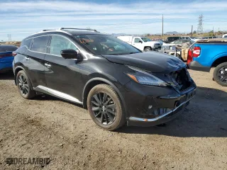 2020 Nissan Murano Platinum with VIN 5N1AZ2DS6LN172330, listed as a Copart auction lot 42448355 with 76,198 mi miles and Salvage Title. Bid and sale history available at carsss.com. Image 4.