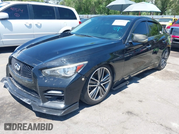 2017 Infiniti Q50 Premium with VIN JN1EV7APXHM737130, listed as a IAAI auction lot 42440909 with 97,461 mi miles and . Bid and sale history available at DreamBid. Image 18.
