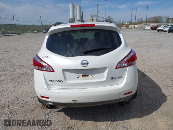 2012 Nissan Murano SV with VIN JN8AZ1MW7CW207425, listed as a IAAI auction lot 42065813 with 139,127 mi miles and . Bid and sale history available at carsss.com. Image 16.