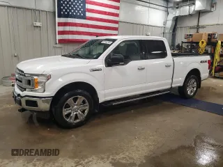 2019 Ford F-150 XL with VIN 1FTFW1E45KKE06048, listed as a Copart auction lot 50163765 with 68,965 mi miles and Salvage title. Bid and sale history available at DreamBid. Image 1.