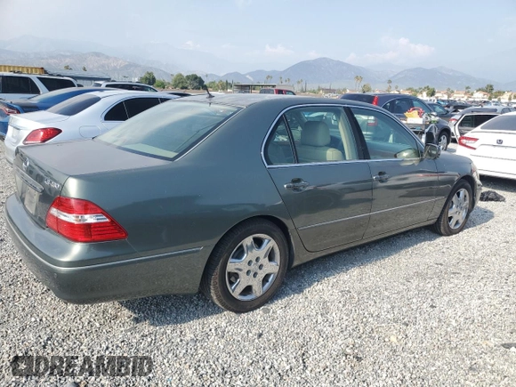 2004 Lexus LS 430 with VIN JTHBN36F340165164, listed as a Copart auction lot 55508685 with 135,321 mi miles and Clean Title. Bid and sale history available at DreamBid. Image 3.