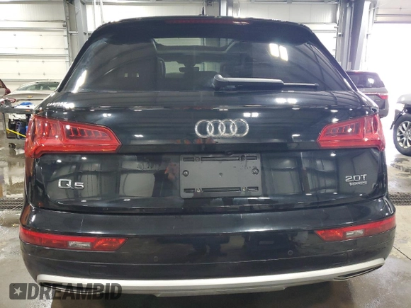 2018 Audi Q5 Prestige with VIN WA1CNAFY9J2247342, listed as a Copart auction lot 52564445 with 60,295 mi miles and Salvage Title. Bid and sale history available at DreamBid. Image 6.