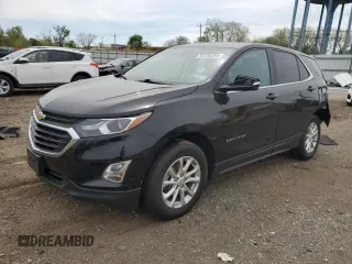 2018 Chevrolet Equinox LT z VIN 2GNAXSEV6J6336221, wystawiony jako Copart lot #53750295 z przebiegiem Nie podano mil oraz Szkoda całkowita • Salvage title. Historia ofert i sprzedaży dostępna na DreamBid. Obrazek 1.