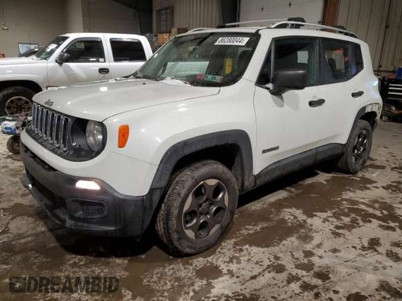 2015 Jeep Renegade Sport with VIN ZACCJBAH0FPB65139, listed as a Copart auction lot 86280044 with 99,679 mi miles and Salvage Title. Bid and sale history available at DreamBid. Image 1.