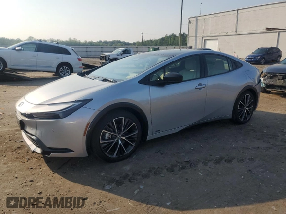 2024 Toyota Prius LE with VIN JTDADABU8R3020720, listed as a Copart auction lot 60815005 with 2,594 mi miles and Salvage title. Bid and sale history available at DreamBid. Image 1.
