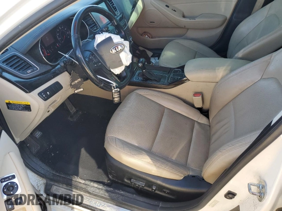 2015 Kia Cadenza Premium with VIN KNALN4D77F5168594, listed as a Copart auction lot 80890504 with 115,693 mi miles and Salvage Title. Bid and sale history available at carsss.com. Image 7.