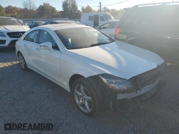 2013 Mercedes-Benz CLS 550 with VIN WDDLJ9BB7DA057931, listed as a Copart auction lot 76820544 with 114,834 mi miles and Salvage Title. Bid and sale history available at DreamBid. Image 4.