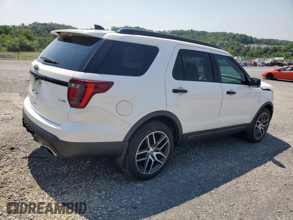 2017 Ford Explorer Sport z VIN 1FM5K8GT1HGE19956, wystawiony jako Copart lot #62707955 z przebiegiem 111 727 mil mil oraz Szkoda całkowita • Salvage title. Historia ofert i sprzedaży dostępna na DreamBid. Obrazek 3.