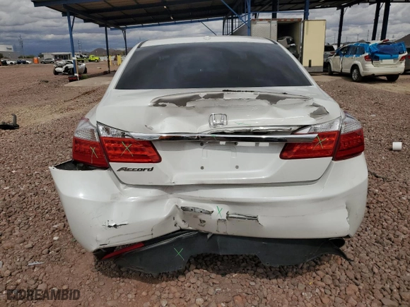 2014 Honda Accord Sedan EX-L with VIN 1HGCR2F8XEA181042, listed as a Copart auction lot 48232695 with 166,566 mi miles and Salvage Title. Bid and sale history available at carsss.com. Image 6.