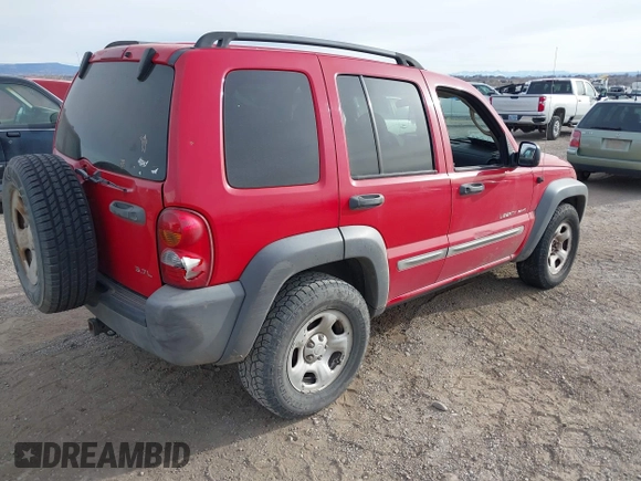 2002 Jeep Liberty Sport with VIN 1J4GL48K82W279730, listed as a IAAI auction lot 40903674 with 133,082 mi miles. Bid and sale history available at carsss.com. Image 4.