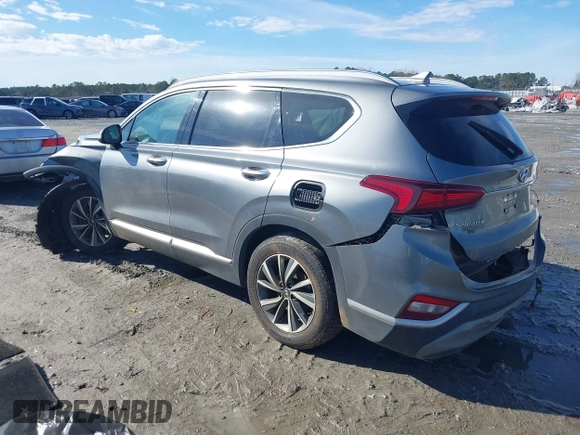 2019 Hyundai Santa Fe Limited with VIN 5NMS53ADXKH041588, listed as a IAAI auction lot 41423183 with 84,246 mi miles. Bid and sale history available at carsss.com. Image 3.