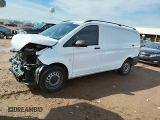 2022 Mercedes-Benz Metris Cargo with VIN W1YV0BEY9N4151897, listed as a Copart auction lot 44912073 with 9,656 mi miles. Bid and sale history available at carsss.com. Image 1.