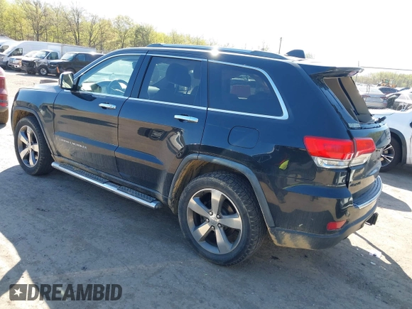 2014 Jeep Grand Cherokee Limited with VIN 1C4RJFBT3EC195354, listed as a IAAI auction lot 42031013 with 168,304 mi miles and . Bid and sale history available at DreamBid. Image 3.