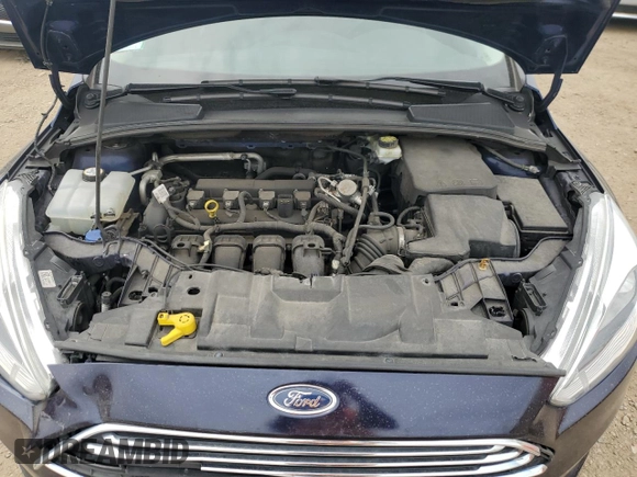 2017 Ford Focus Titanium with VIN 1FADP3J27HL298402, listed as a Copart auction lot 57340875 with 110,172 mi miles and Salvage title. Bid and sale history available at DreamBid. Image 11.
