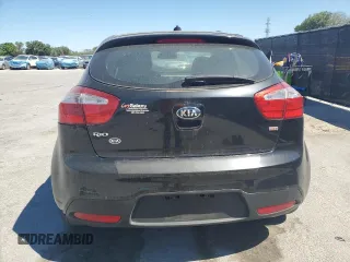 2015 Kia Rio LX with VIN KNADM5A35F6442173, listed as a Copart auction lot 49228405 with 129,856 mi miles and Non Repairable. Bid and sale history available at carsss.com. Image 6.