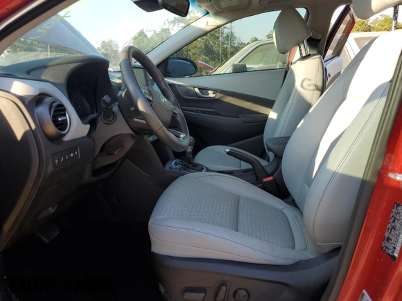 2020 Hyundai Kona Ultimate with VIN KM8K53A57LU428372, listed as a Copart auction lot 73765774 with 0 mi miles and Non Repairable. Bid and sale history available at carsss.com. Image 7.