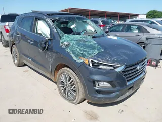2021 Hyundai Tucson Ultimate with VIN KM8J33ALXMU387074, listed as a IAAI auction lot 41989720 with 58,133 mi miles and . Bid and sale history available at DreamBid. Image 1.