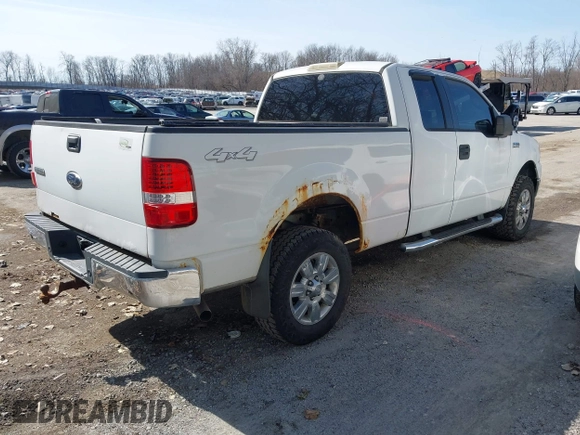 2005 Ford F-150 XLT with VIN 1FTPX14565FA16133, listed as a IAAI auction lot 41782812 with 191,448 mi miles. Bid and sale history available at carsss.com. Image 4.