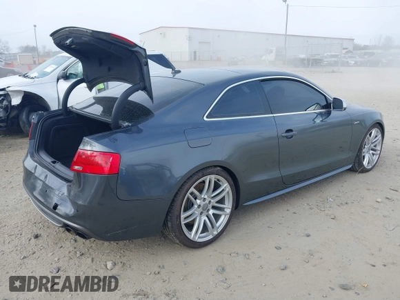 2015 Audi S5 Premium Plus with VIN WAUCGAFR7FA005913, listed as a IAAI auction lot 41542991 with 108,731 mi miles. Bid and sale history available at carsss.com. Image 4.