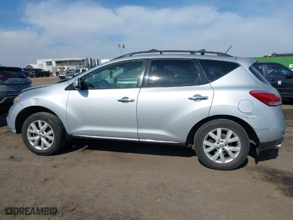 2013 Nissan Murano SL with VIN JN8AZ1MW1DW307537, listed as a IAAI auction lot 41635886 with 151,028 mi miles. Bid and sale history available at carsss.com. Image 14.