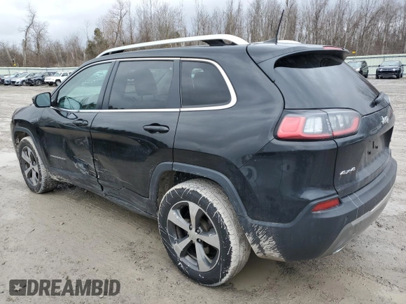 2019 Jeep Cherokee Limited with VIN 1C4PJMDX7KD268890, listed as a Copart auction lot 48292965 with 106,480 mi miles and Salvage Title. Bid and sale history available at DreamBid. Image 2.