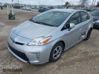 2013 Toyota Prius One with VIN JTDKN3DU7D1680553, listed as a IAAI auction lot 41985470 with 151,964 mi miles. Bid and sale history available at carsss.com. Image 2.