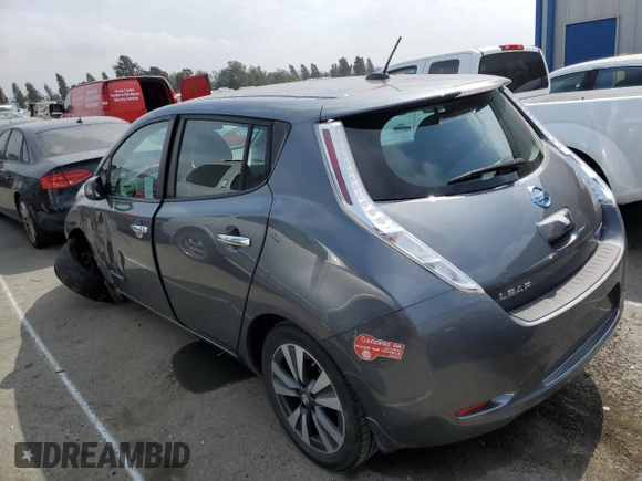2017 Nissan LEAF SL with VIN 1N4BZ0CP9HC302460, listed as a Copart auction lot 64051483 with 69,280 mi miles. Bid and sale history available at carsss.com. Image 2.
