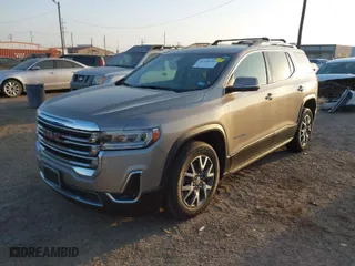 2022 GMC Acadia SLT with VIN 1GKKNML4XNZ165111, listed as a IAAI auction lot 41588109 with 51,250 mi miles. Bid and sale history available at carsss.com. Image 2.