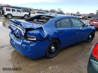 2022 Dodge Charger Police with VIN 2C3CDXKG9NH228588, listed as a Copart auction lot 47269145 with 0 mi miles and Salvage Title. Bid and sale history available at carsss.com. Image 3.